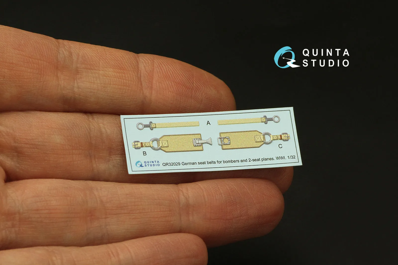 1/32 Quinta Studio WWI German seats Belts for bombers (All Kits) QR32029