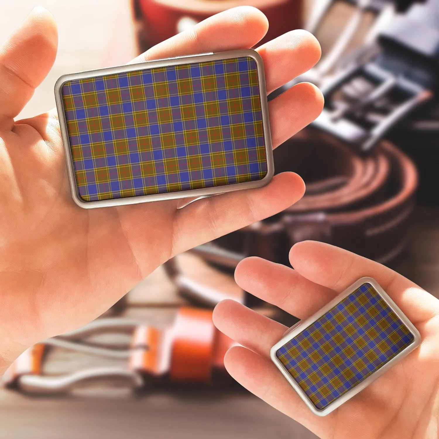 Balfour Tartan Belt Buckles