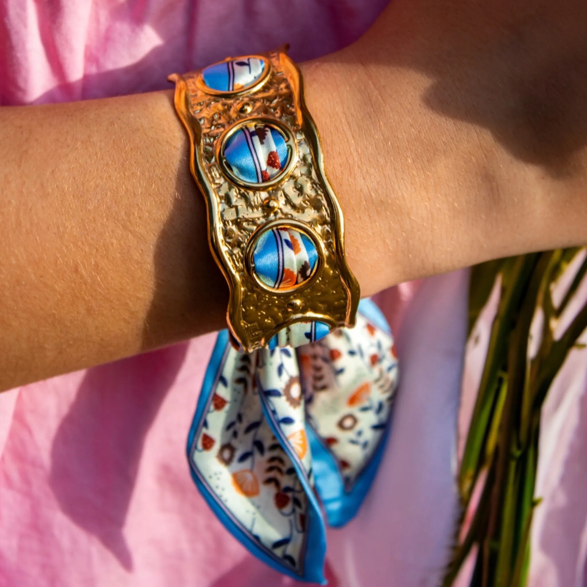 Chamberlain Scarf Cuff Bracelet