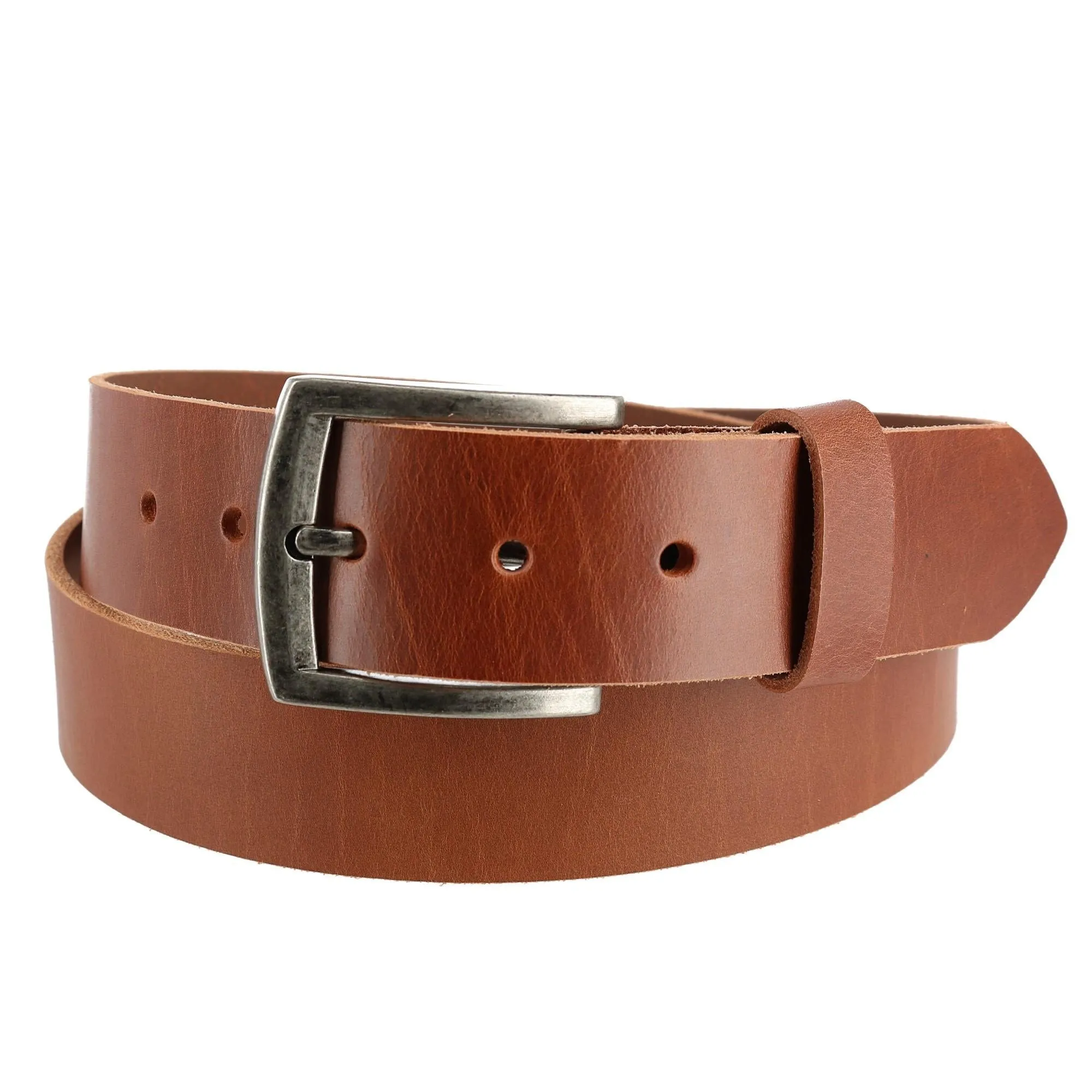 CTM® Men's Bridle Belt with Don't Tread on Me Buckle (2 Buckle Set)