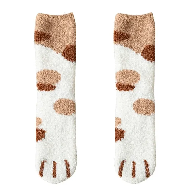 Cute Cat Paw Socks