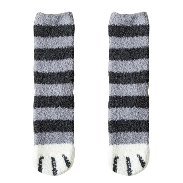 Cute Cat Paw Socks