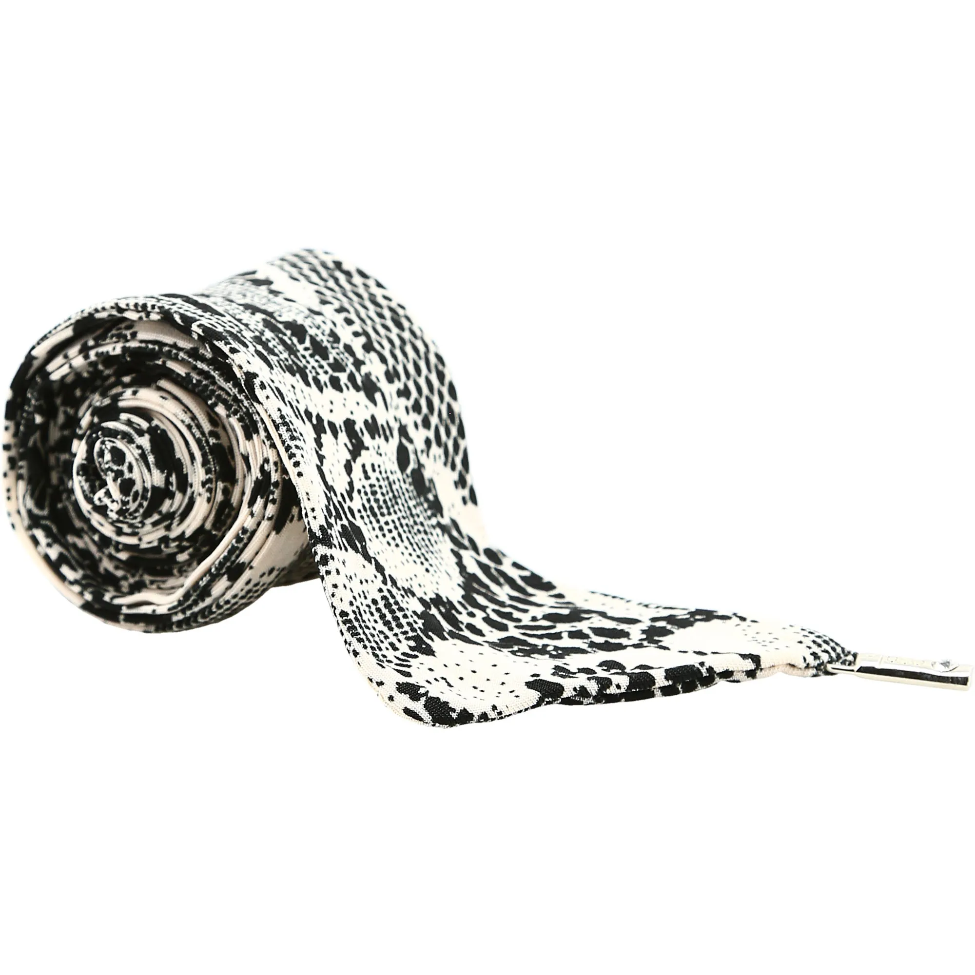 Ebony and Ivory Mask Ties Set of 2 - 48" x 2.5"