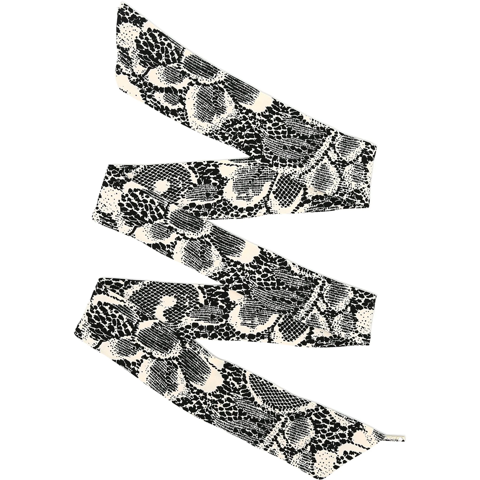 Ebony and Ivory Mask Ties Set of 2 - 48" x 2.5"