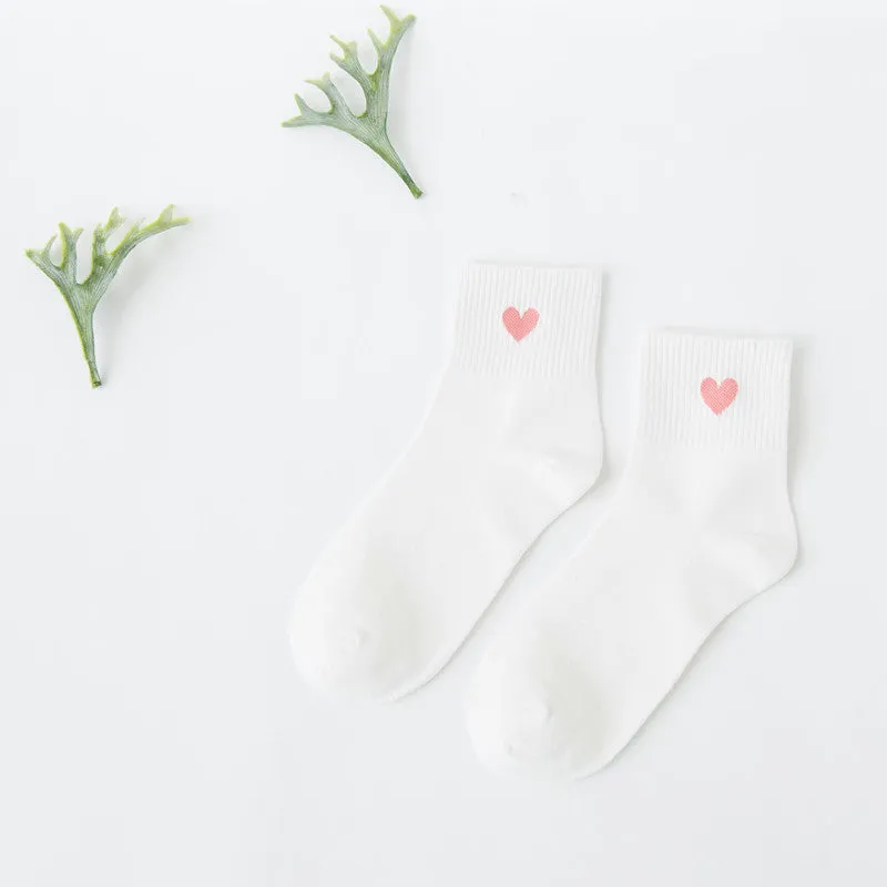 Kawaii Love Heart Socks Collection