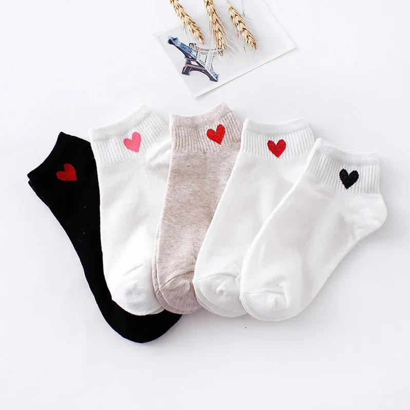 Kawaii Love Heart Socks Collection