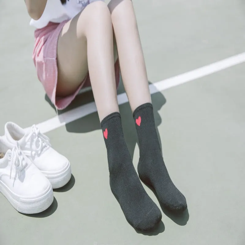 Kawaii Love Heart Socks Collection