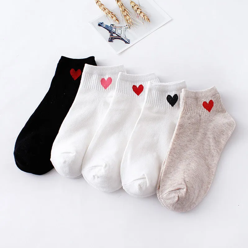 Kawaii Love Heart Socks Collection