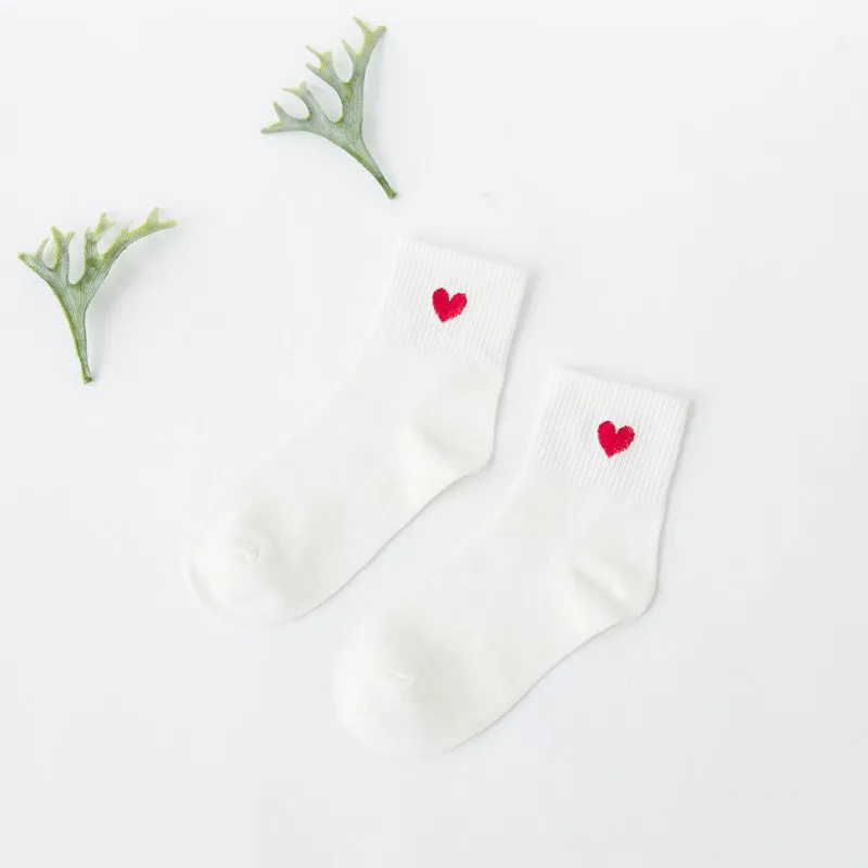 Kawaii Love Heart Socks Collection