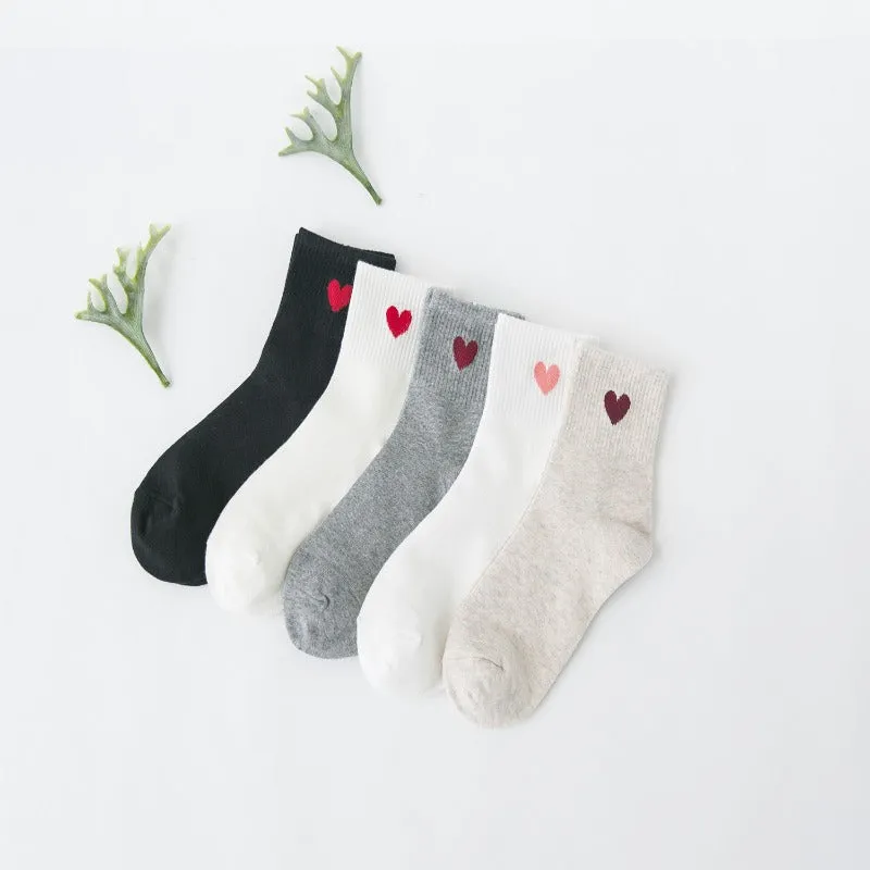 Kawaii Love Heart Socks Collection