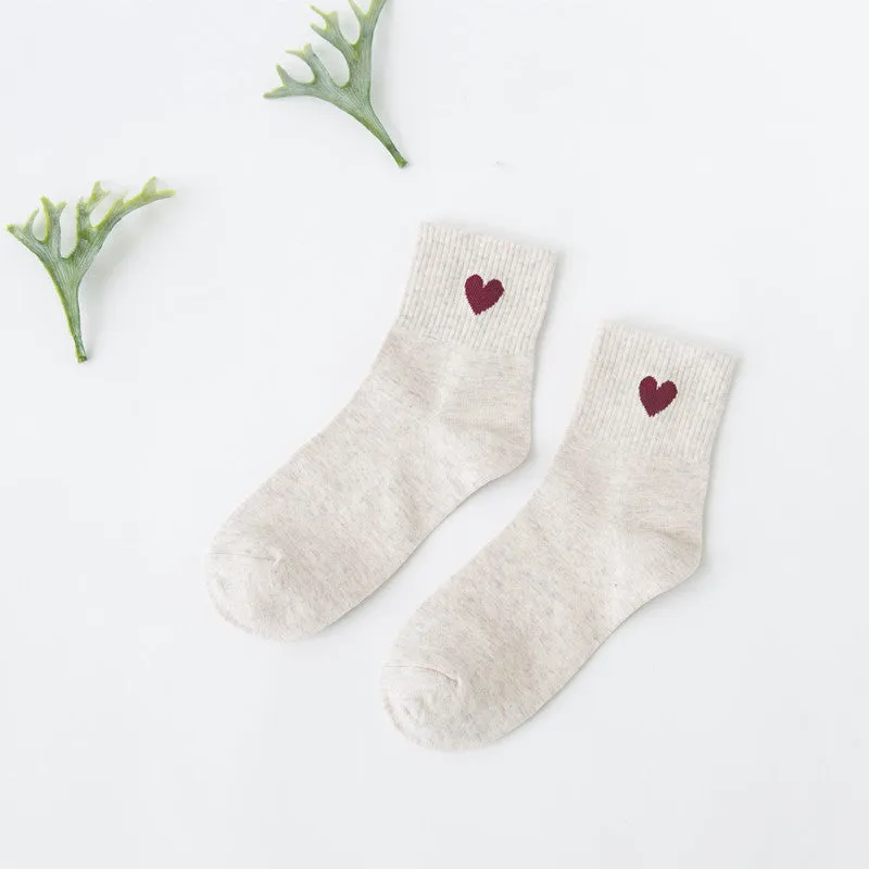 Kawaii Love Heart Socks Collection