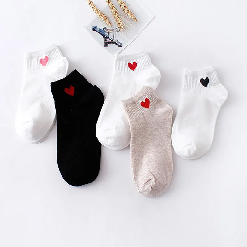 Kawaii Love Heart Socks Collection