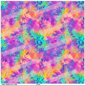 PV161 neon tie dye sheet