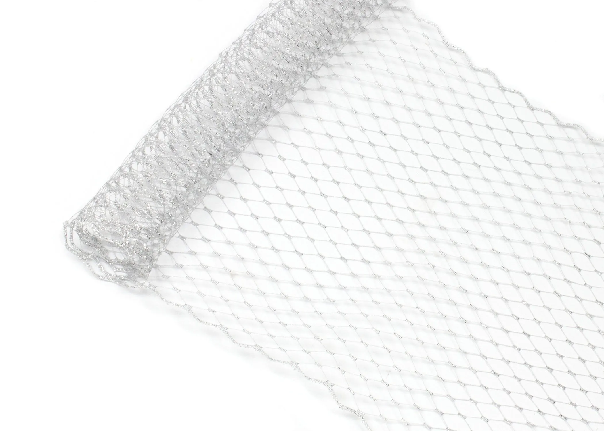 Russian Birdcage Veil Netting 10" Wide - Sold by the Yard