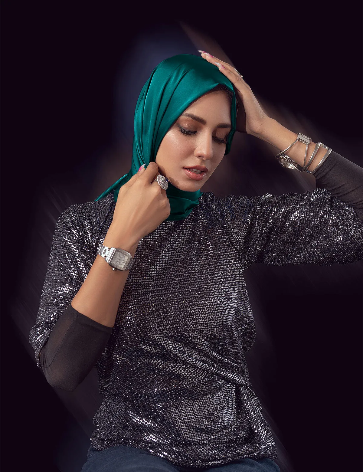 Satin Silk - Teal