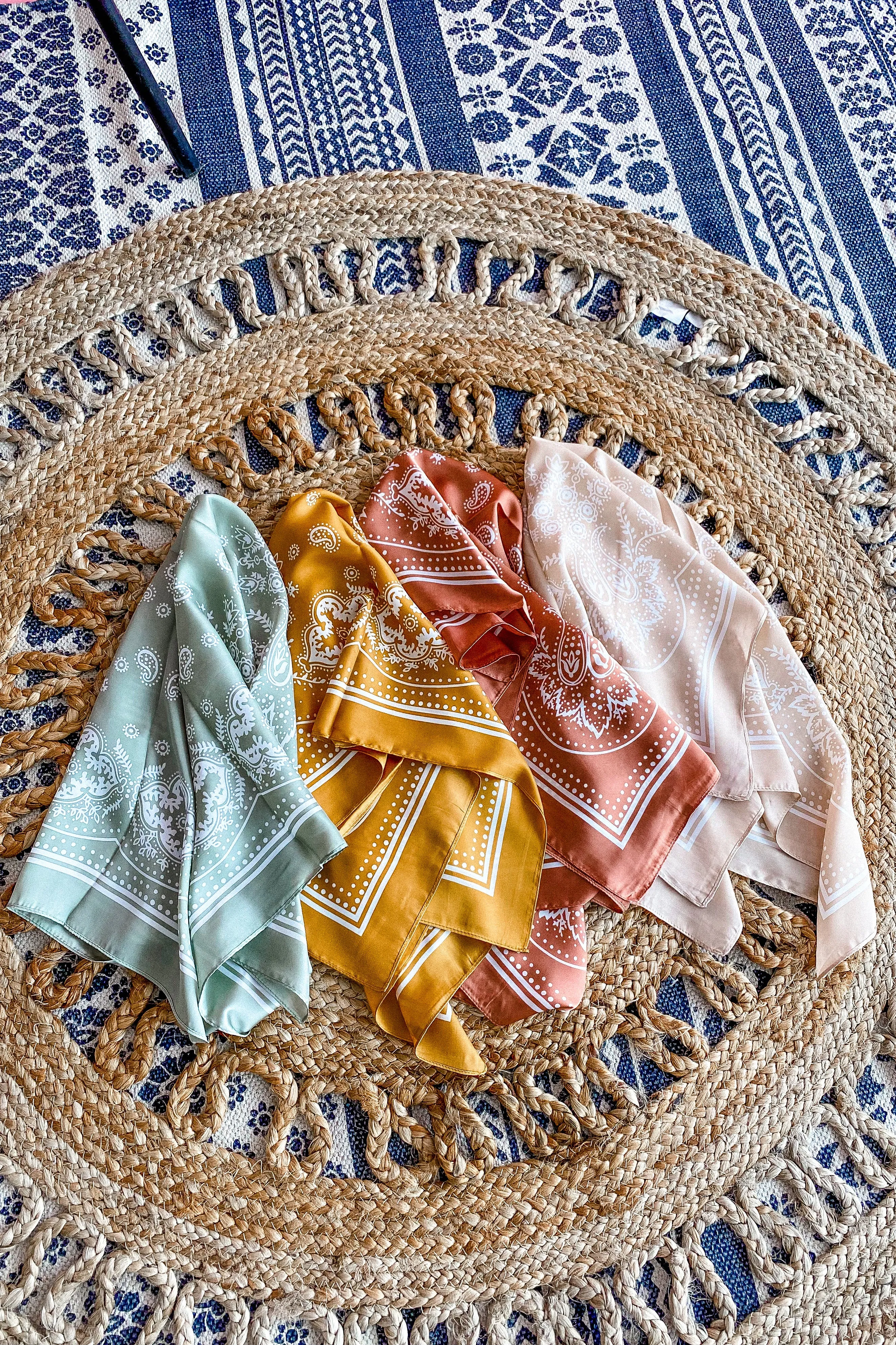 Silky Punchy Scarves | 6 COLORS| FINAL SALE