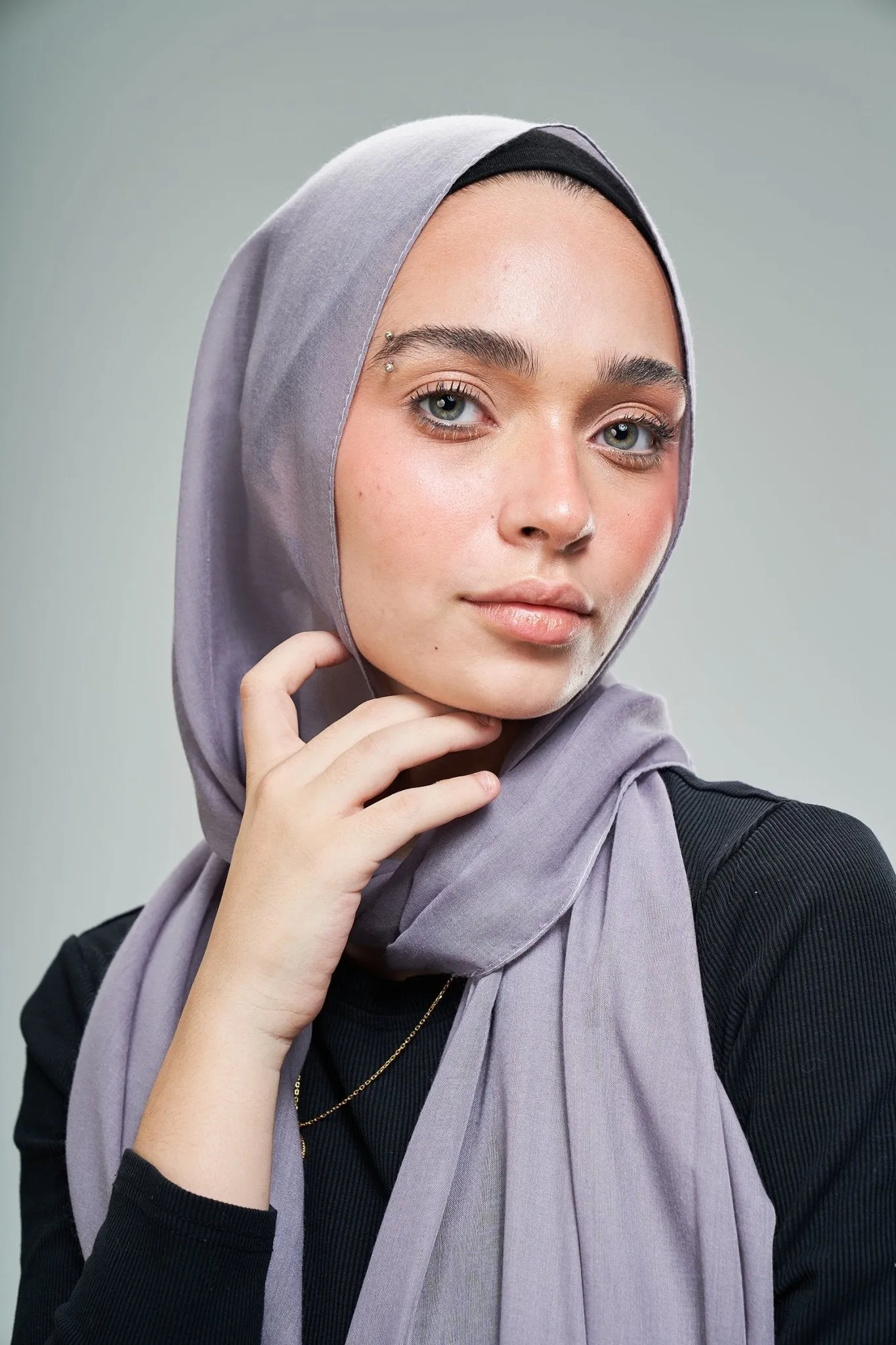 Smoke gray cotton