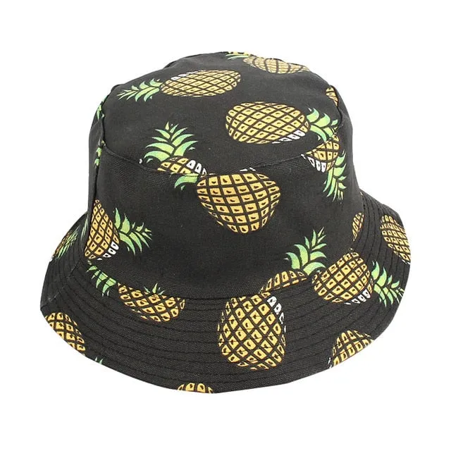 Summer White Pineapple Printed