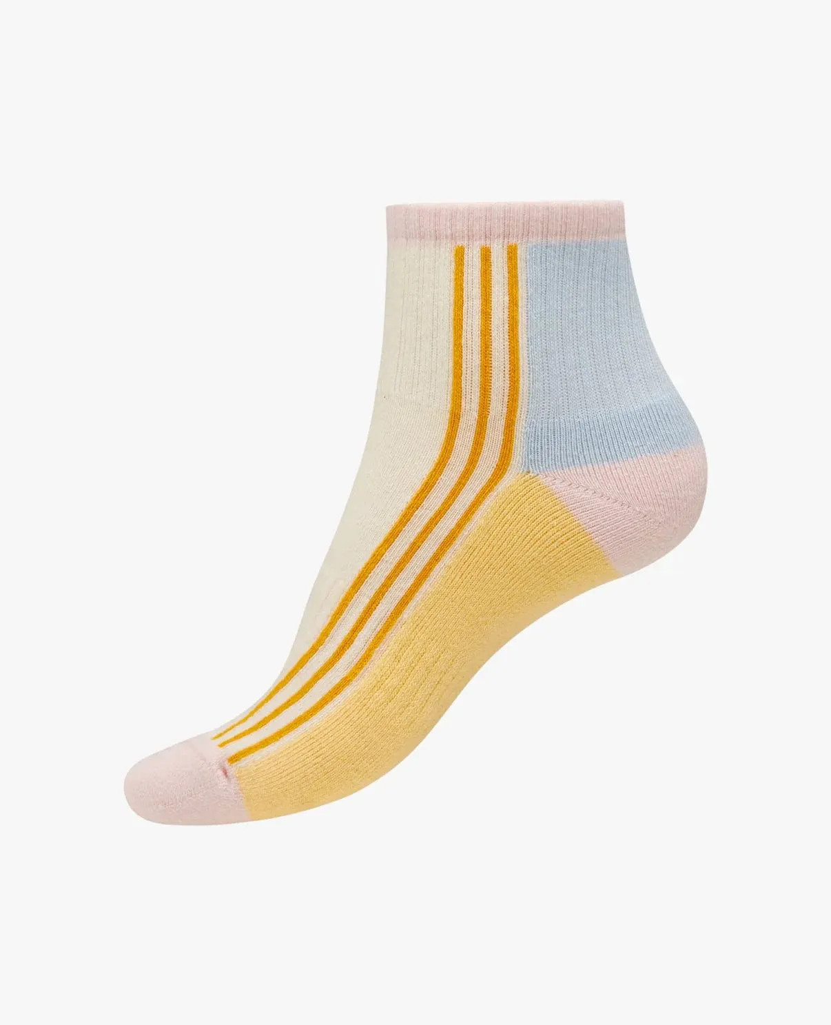 Unmade Copenhagen Nanna Socks Art Rose Yellow